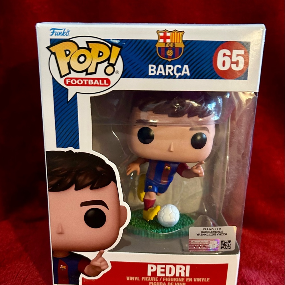 Funko Pop Football # 65. Pedri of Barca NIB
